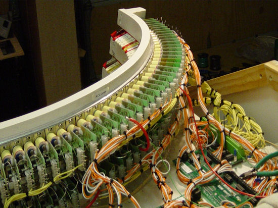 Rear of curved bolster